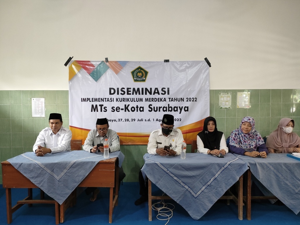 Diseminasi Kurikulum Merdeka 2022 | di MTsN 2 Surabaya